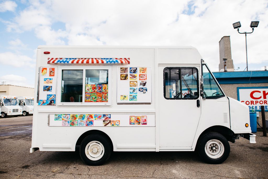 converted ice cream van for sale